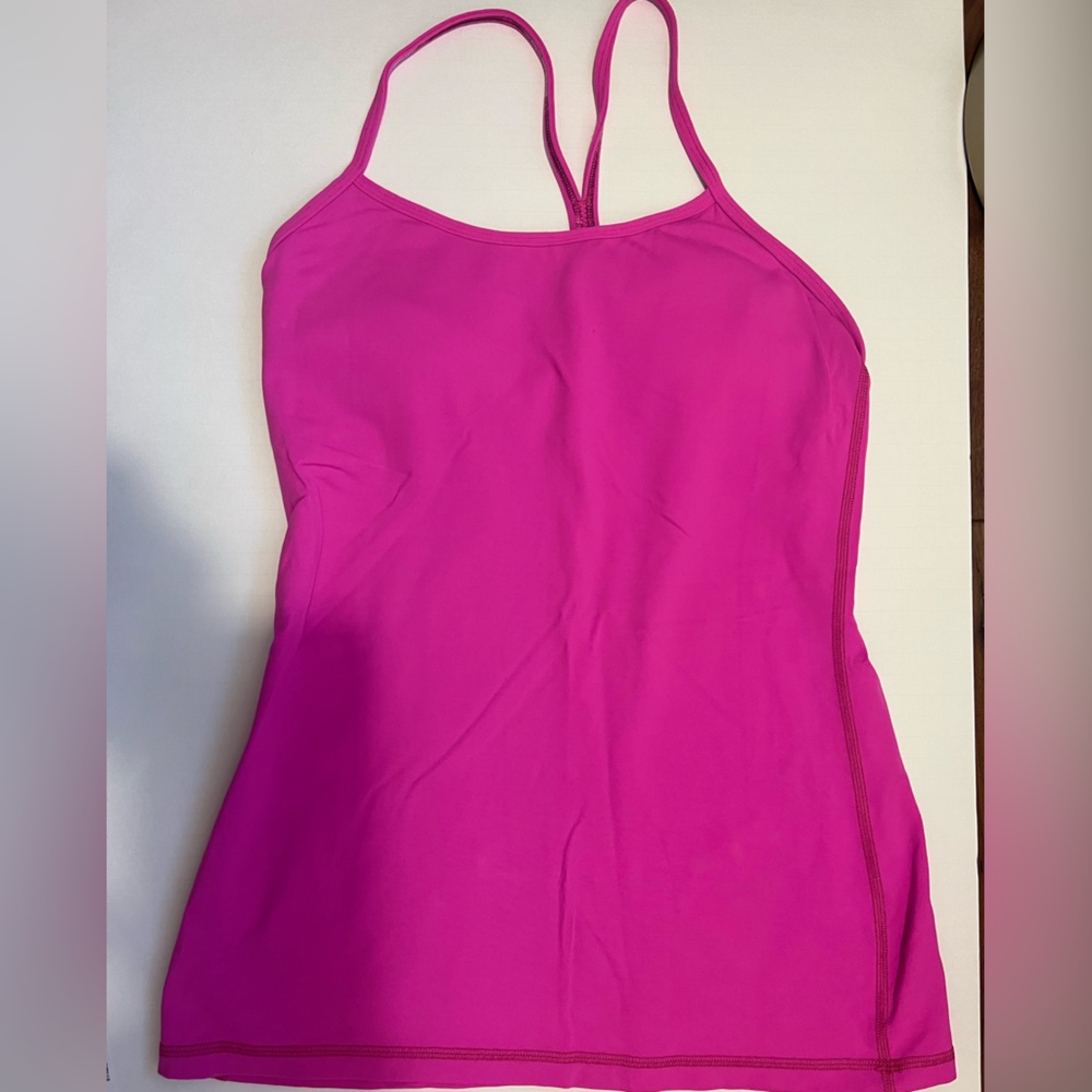 Lululemon Magenta Power Y Tank (vintage color way) Size 6